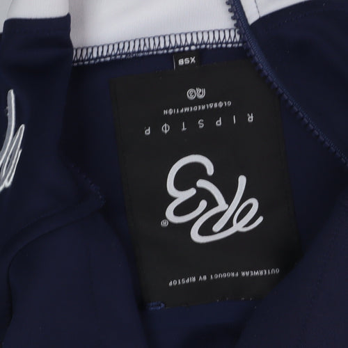 Evo Boys Blue Full Zip Hoodie 2XS with Logo Accents