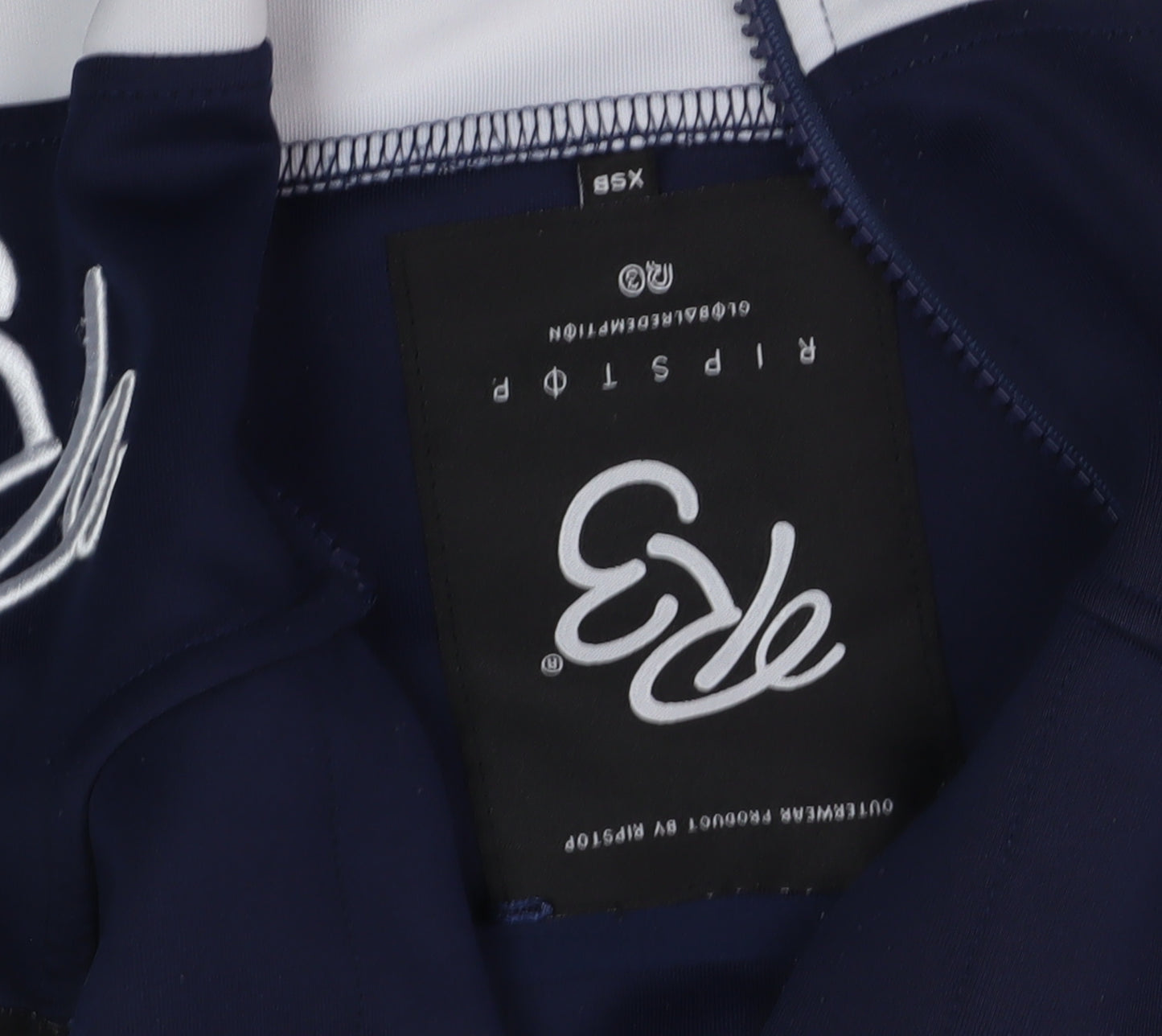 Evo Boys Blue Full Zip Hoodie 2XS with Logo Accents