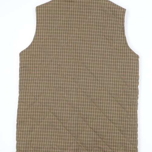 Bellino Women's Brown Check Waistcoat Size 12