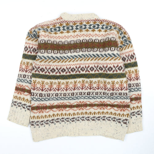 BHS Women's Multicoloured Wool Pullover Jumper M