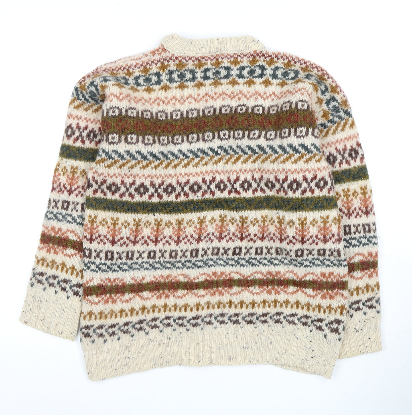 BHS Women's Multicoloured Wool Pullover Jumper M