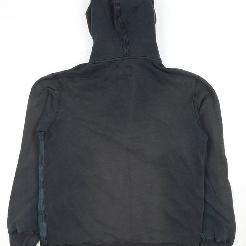 Adidas Men's Black Full Zip Hoodie, Size M