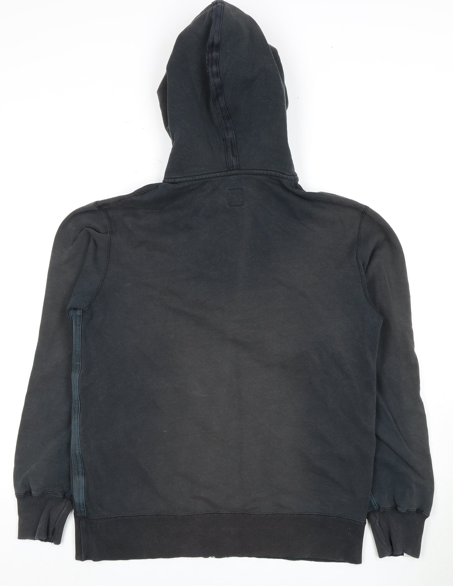 Adidas Men's Black Full Zip Hoodie, Size M