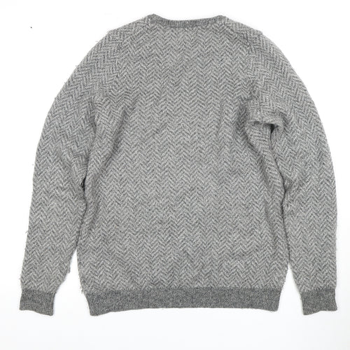Marks and Spencer Men's Grey Pullover Jumper S