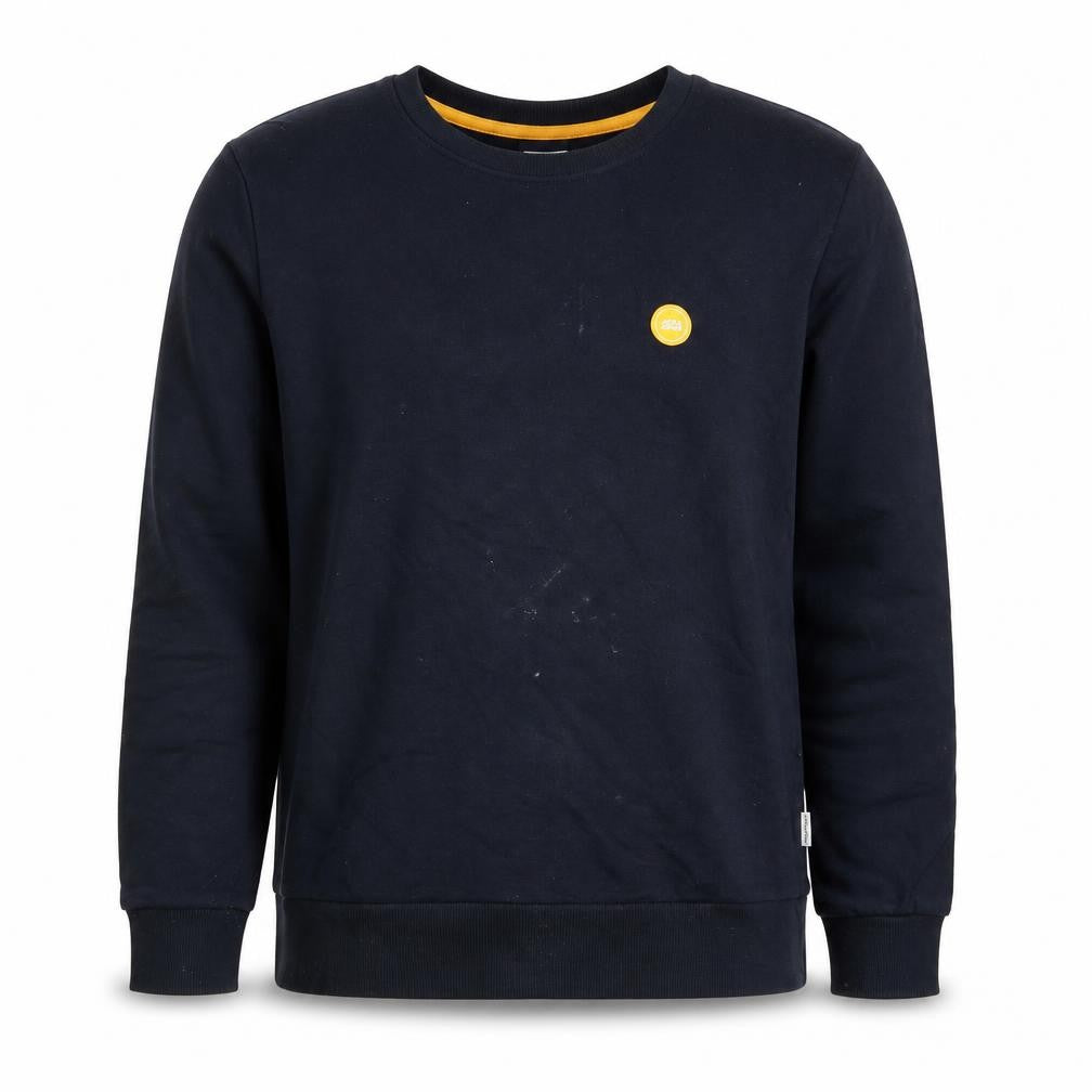 Front view of Jack & Jones Men's Black S Pullover Sweatshirt