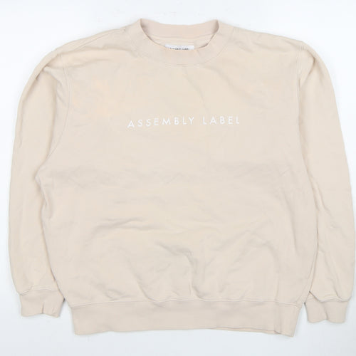 Assembly Label Women's Beige Crew Neck Sweatshirt Size 12