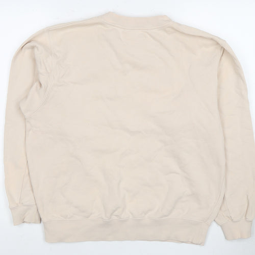 Assembly Label Women's Beige Crew Neck Sweatshirt Size 12