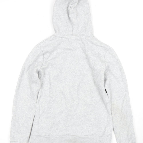 Puma Grey Unisex Pullover Hoodie, Regular Fit, Size 8