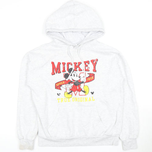 Disney Women's White XS Pullover Hoodie Mickey Mouse