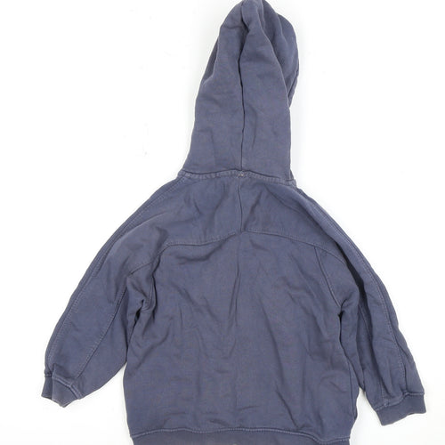 Zara Boys Blue Full Zip Hoodie 3-4 Years