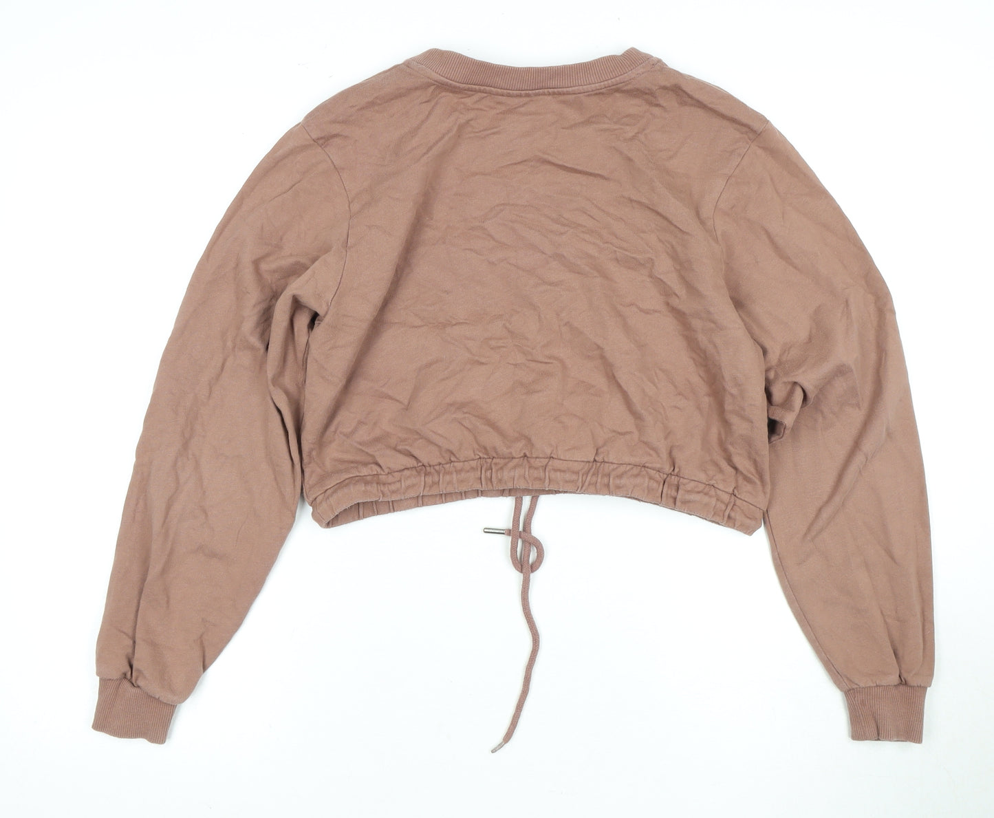 Women's Brown ASOS Pullover Sweatshirt, Crew Neck, L