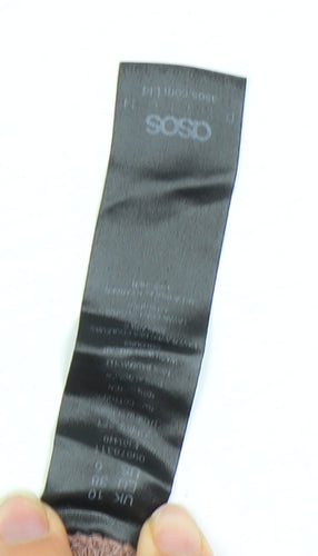 Women's Brown ASOS Pullover Sweatshirt, Crew Neck, L