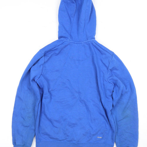 Adidas Boys Blue Full Zip Hoodie Size 9-10 Years