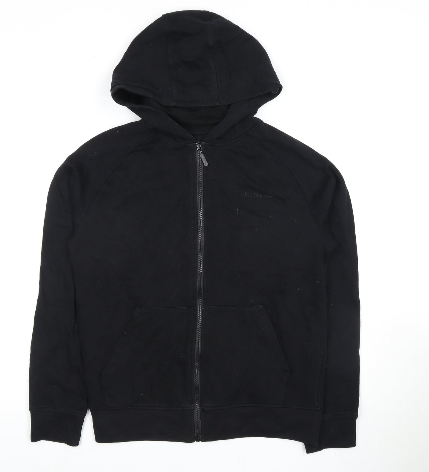 Ben Sherman Boys Black Full Zip Hoodie 14-15 Years
