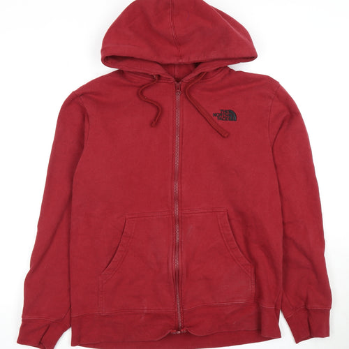 The North Face Men's Red Full Zip Hoodie M