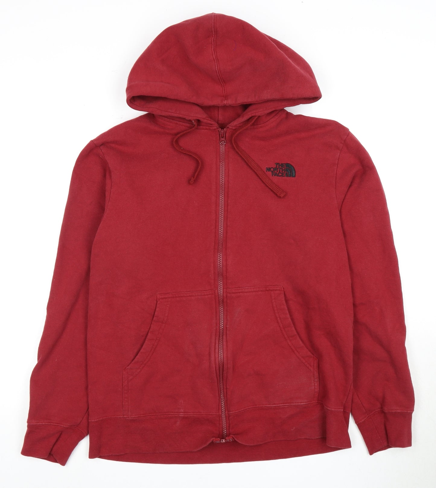 The North Face Men's Red Full Zip Hoodie M
