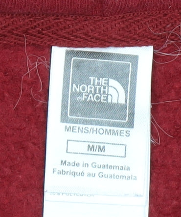 The North Face Men's Red Full Zip Hoodie M
