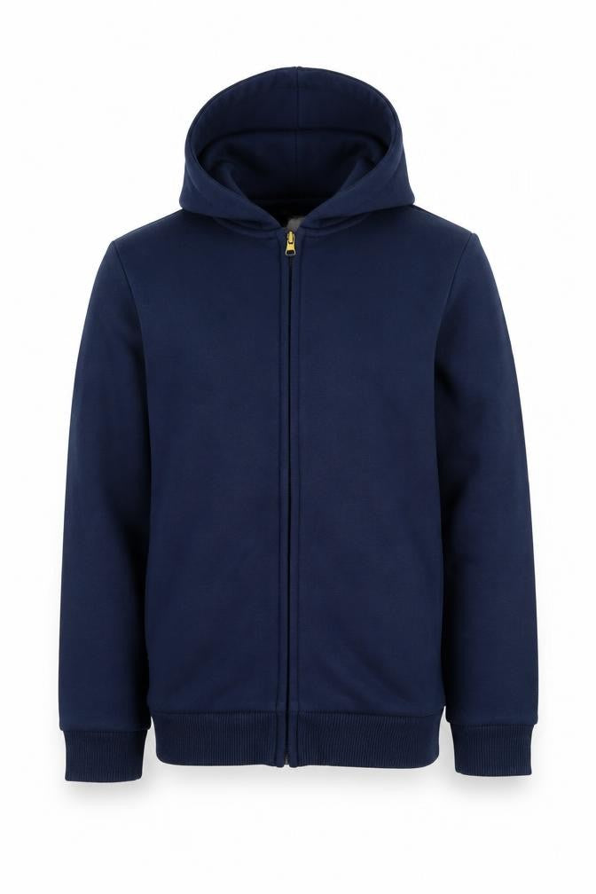 DFND Boys Blue Full Zip Hoodie 13-14 Years with Logo