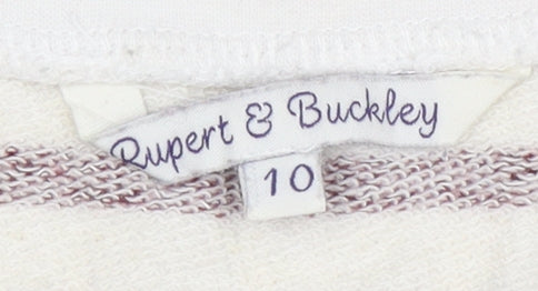 Rupert & Buckley Women's Striped V-Neck Sweatshirt