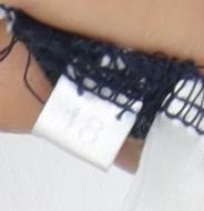 By Mike Collins Women's Blue Striped Full Zip Hoodie Size 18