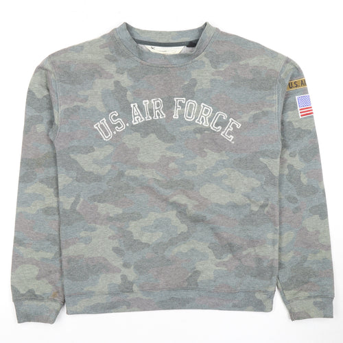 Topshop Women’s Grey Pullover Sweatshirt - Size 8