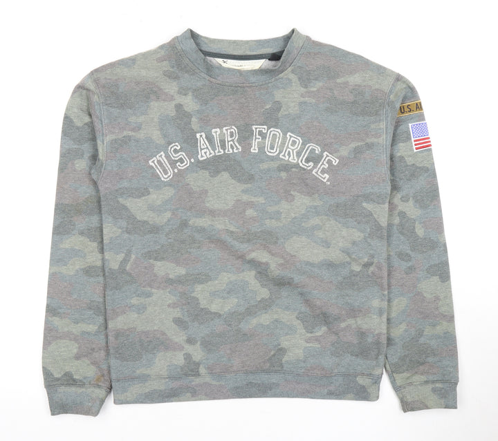 Topshop Women’s Grey Pullover Sweatshirt - Size 8