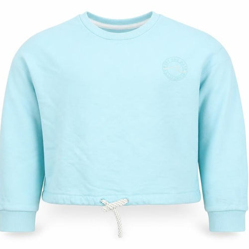 Marks and Spencer Girls Blue Sweatshirt, Size 9 Years, Crew Neck