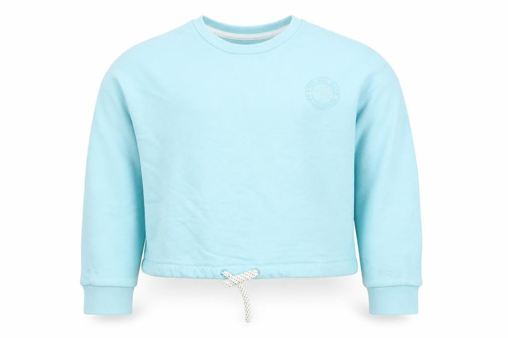 Marks and Spencer Girls Blue Sweatshirt, Size 9 Years, Crew Neck