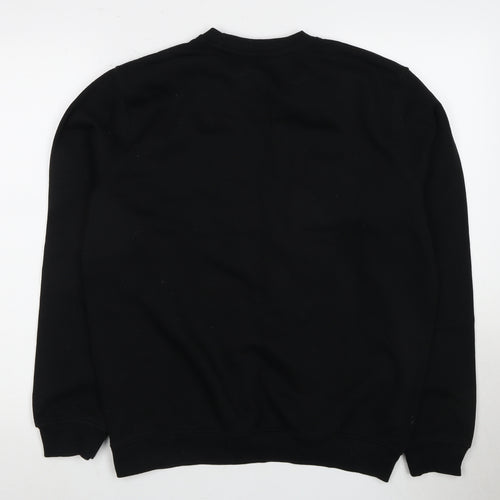 Fila Men's Black Graphic Pullover Sweatshirt - Size S