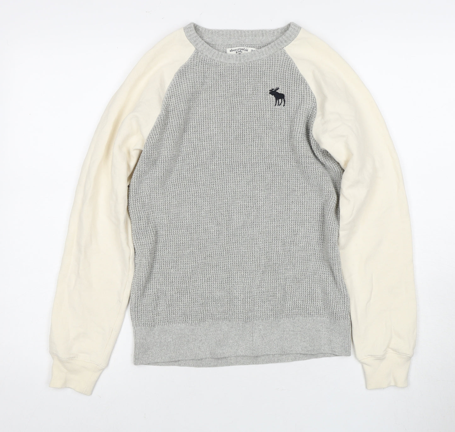 Abercrombie Kids Boys Grey Pullover Jumper Size 13-14 Years