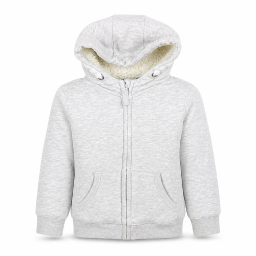 Marks and Spencer Girls Grey Full Zip Hoodie 2-3 Years