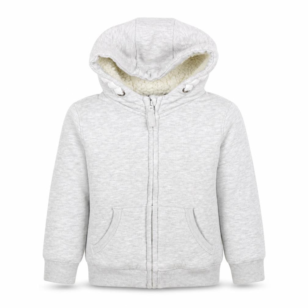 Marks and Spencer Girls Grey Full Zip Hoodie 2-3 Years