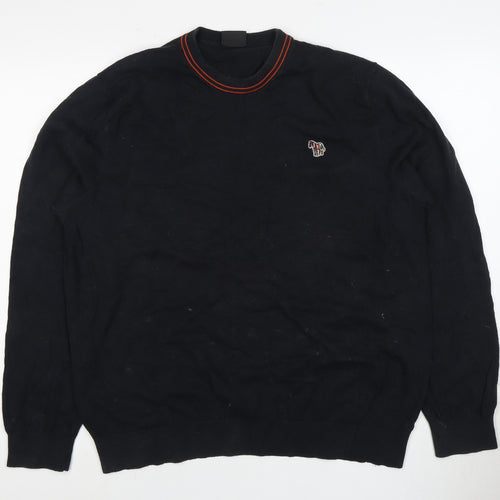 Paul Smith Men's Black 2XL Pullover Jumper Crew Neck