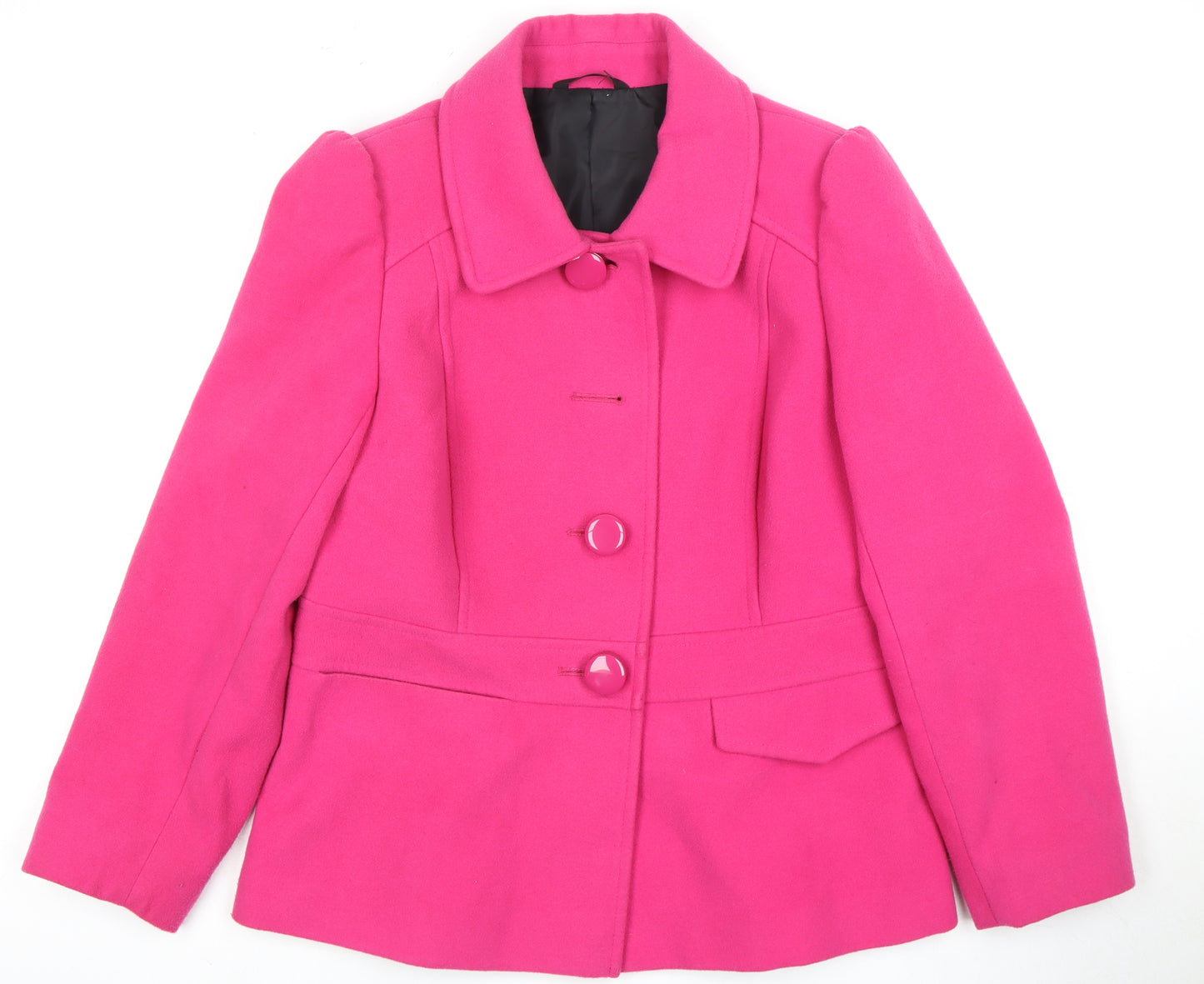 Marks and Spencer Pink Women's Size 14 Coat