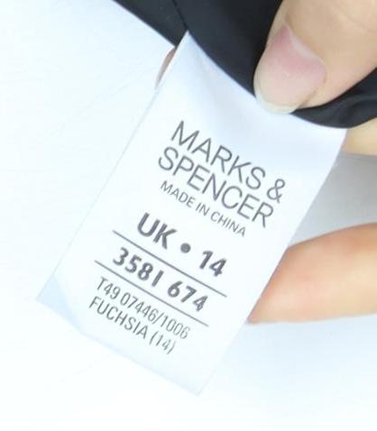 Marks and Spencer Pink Women's Size 14 Coat