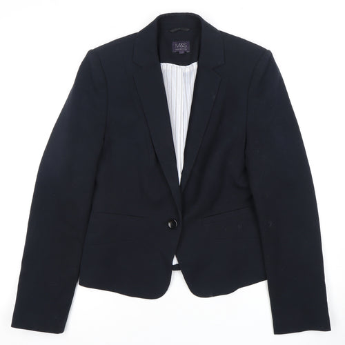 Marks and Spencer Women's Black Blazer Size 10
