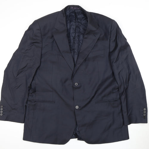 F.lli Cerruti Men's Blue Blazer Regular Fit 44