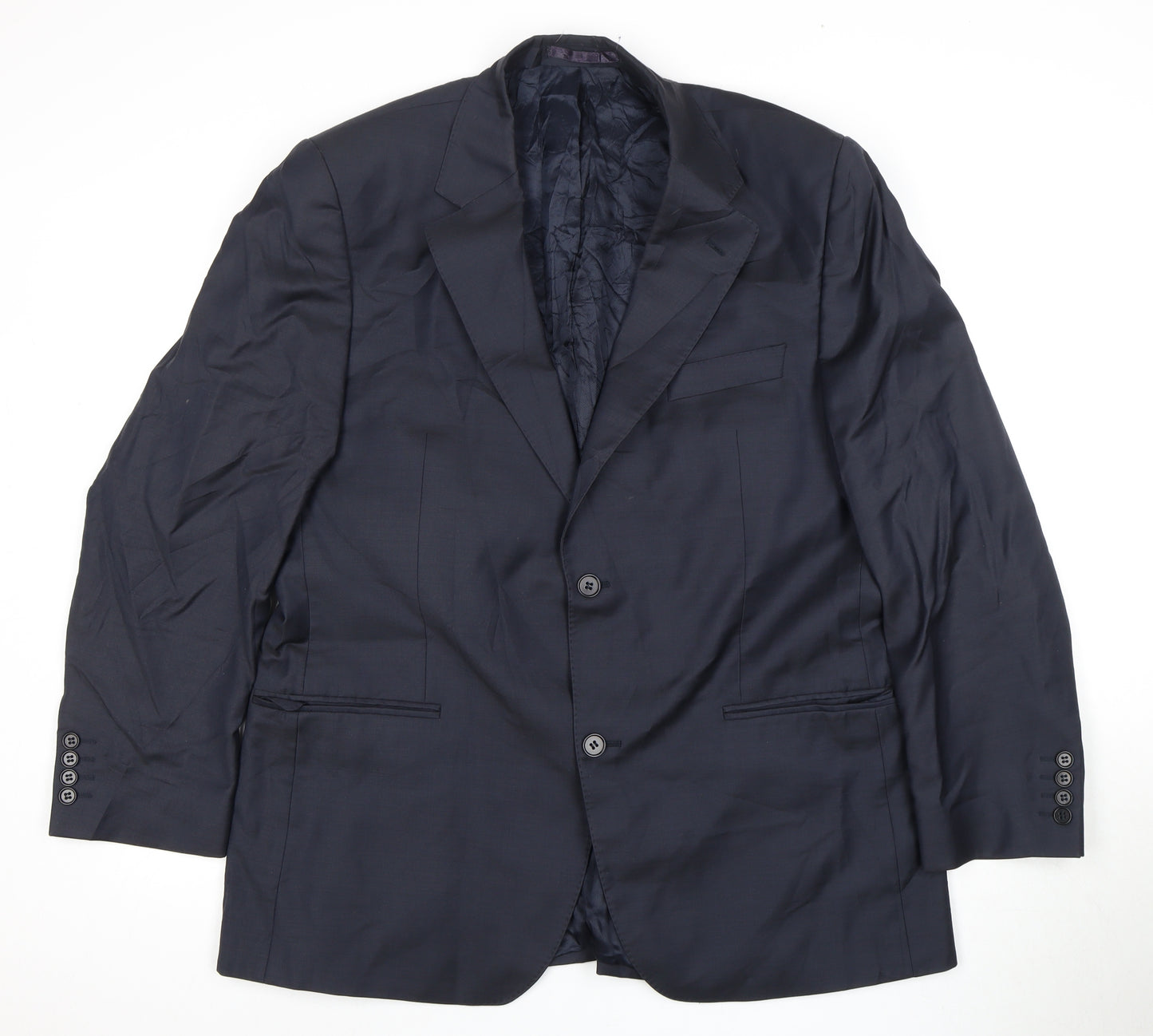 F.lli Cerruti Men's Blue Blazer Regular Fit 44