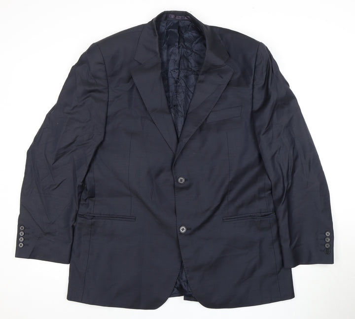 F.lli Cerruti Men's Blue Blazer Regular Fit 44