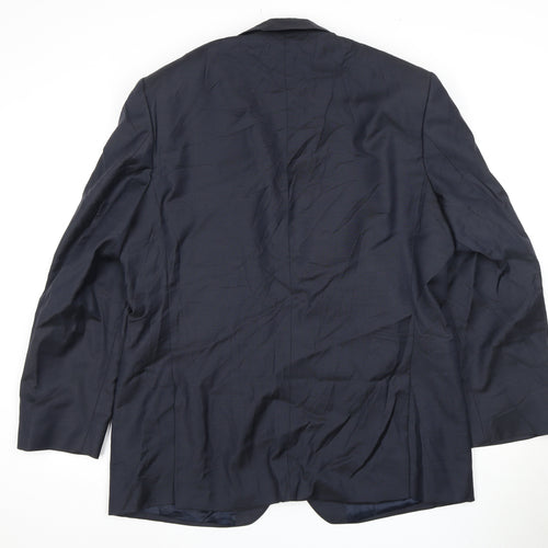 F.lli Cerruti Men's Blue Blazer Regular Fit 44