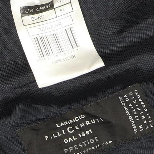 F.lli Cerruti Men's Blue Blazer Regular Fit 44