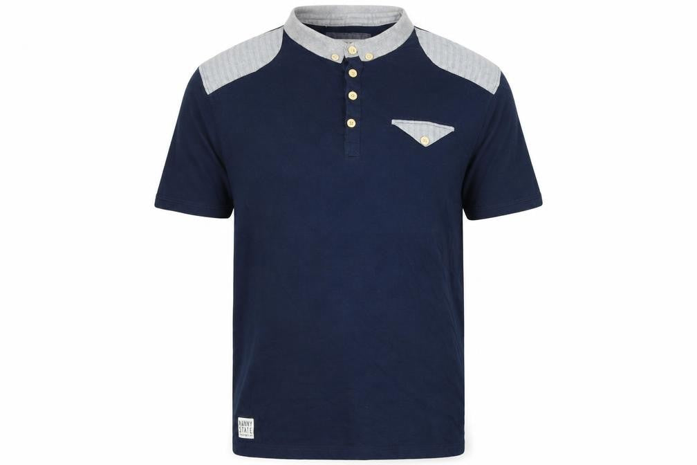 Nanny State Men's XL Blue Polo Shirt with Buttons
