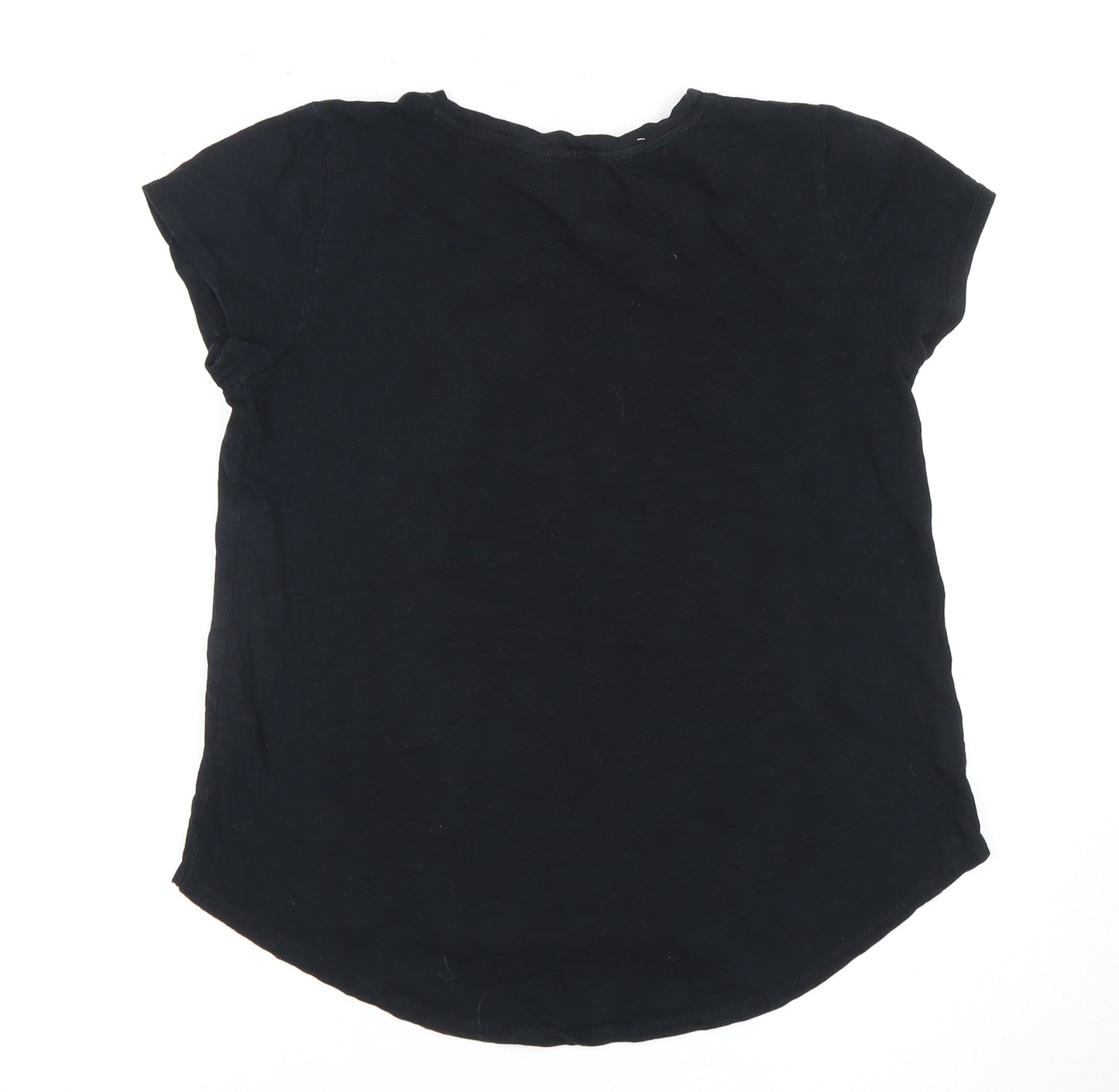 Decjuba Women's Black Crew Neck T-Shirt Size S
