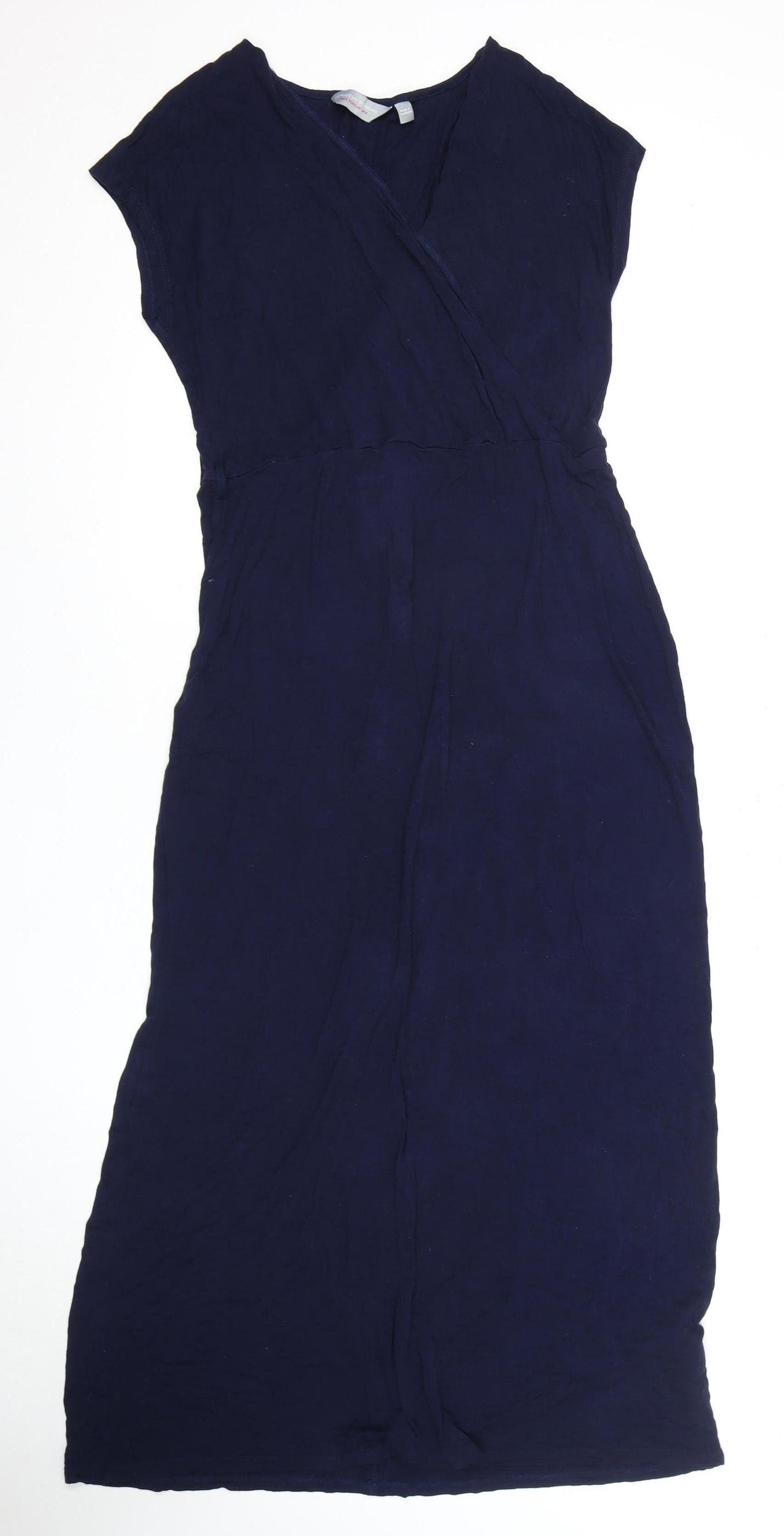 Dorothy Perkins Women's Blue Viscose Dress Size 12