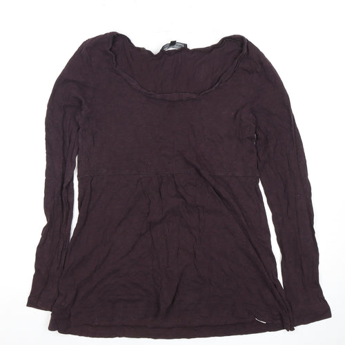 Great Plains Women's Top, Long Sleeve, Scoop Neck, Size M