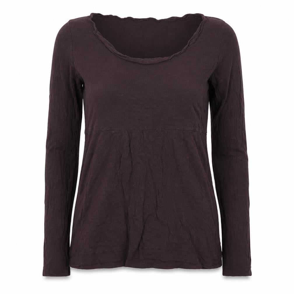 Front view of Great Plains Women's Top, Long Sleeve, Scoop Neck, size M