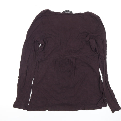 Great Plains Women's Top, Long Sleeve, Scoop Neck, Size M