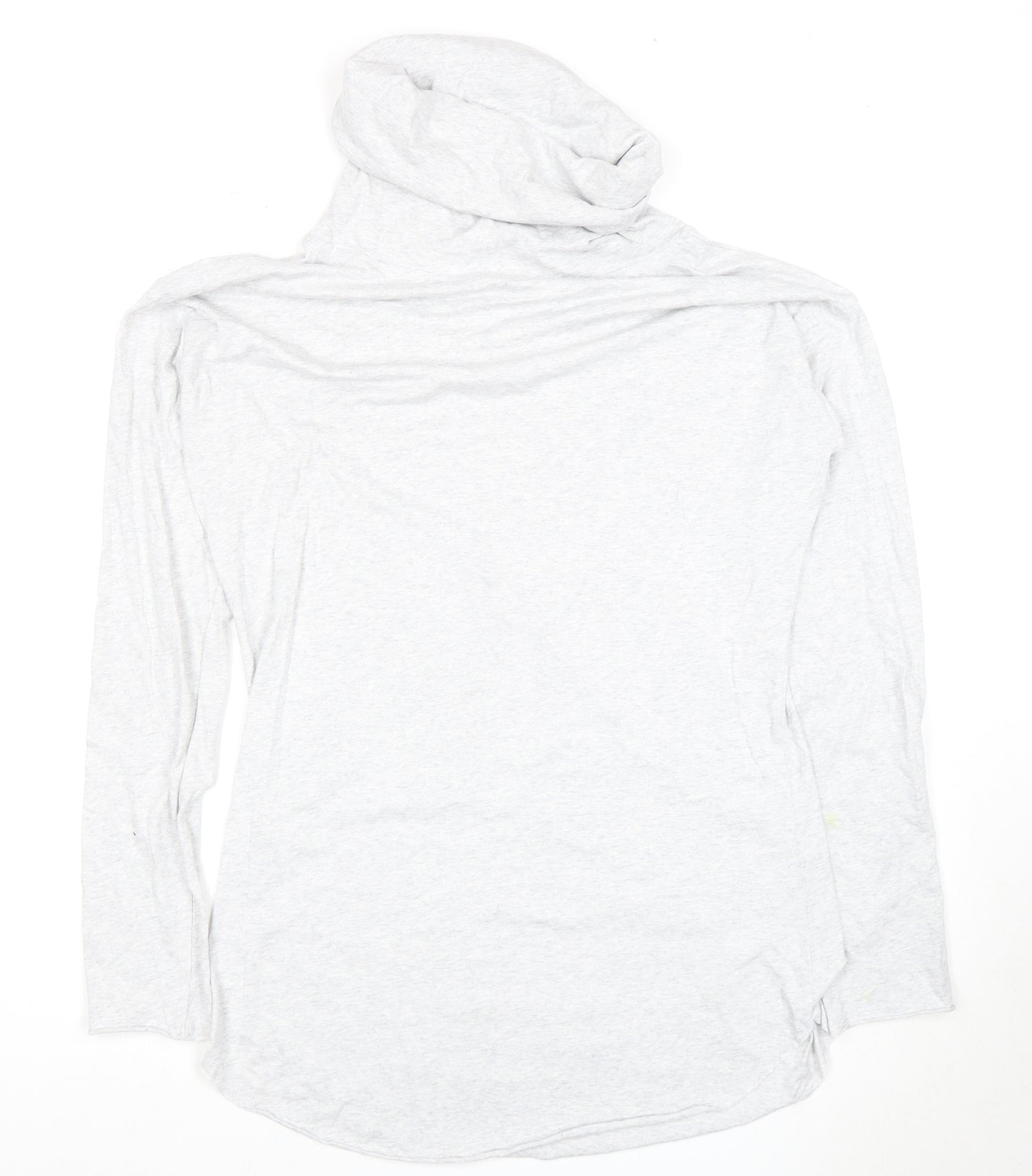 Splash Women's White Cowl Neck Long Sleeve Top M