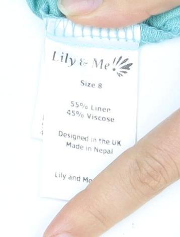 Lily & Me Women's Blue Sleeveless Blouse Size 8