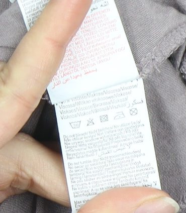 Vero Moda Women's Grey Sequined T-Shirt, Size L